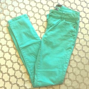 HOT KISS turquoise pants